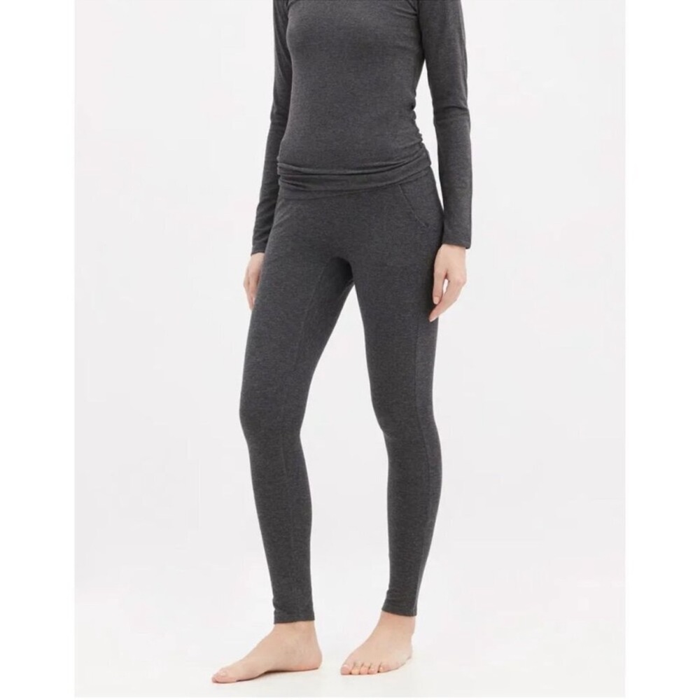 Lunya Luxury Gray Restore Leggings in Large